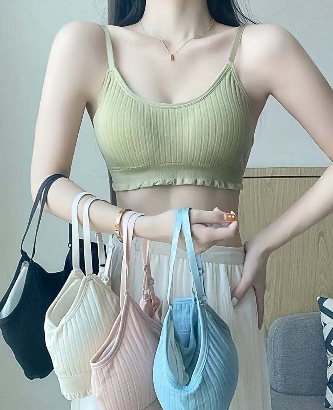 PACK OF 2 IMPORTED SPORTS FREE SIZE COMFORTABLE BRA